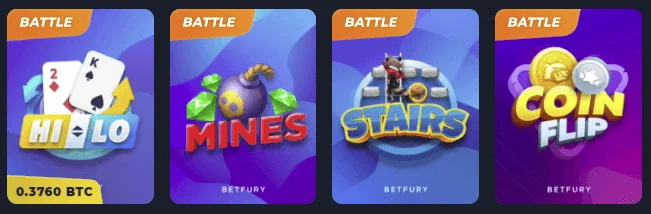 Juegos probably fair en betfury