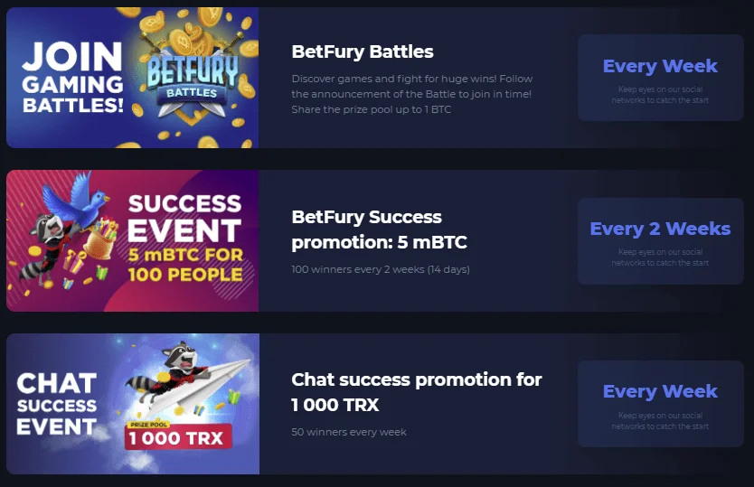 promociones y bonos en betfury